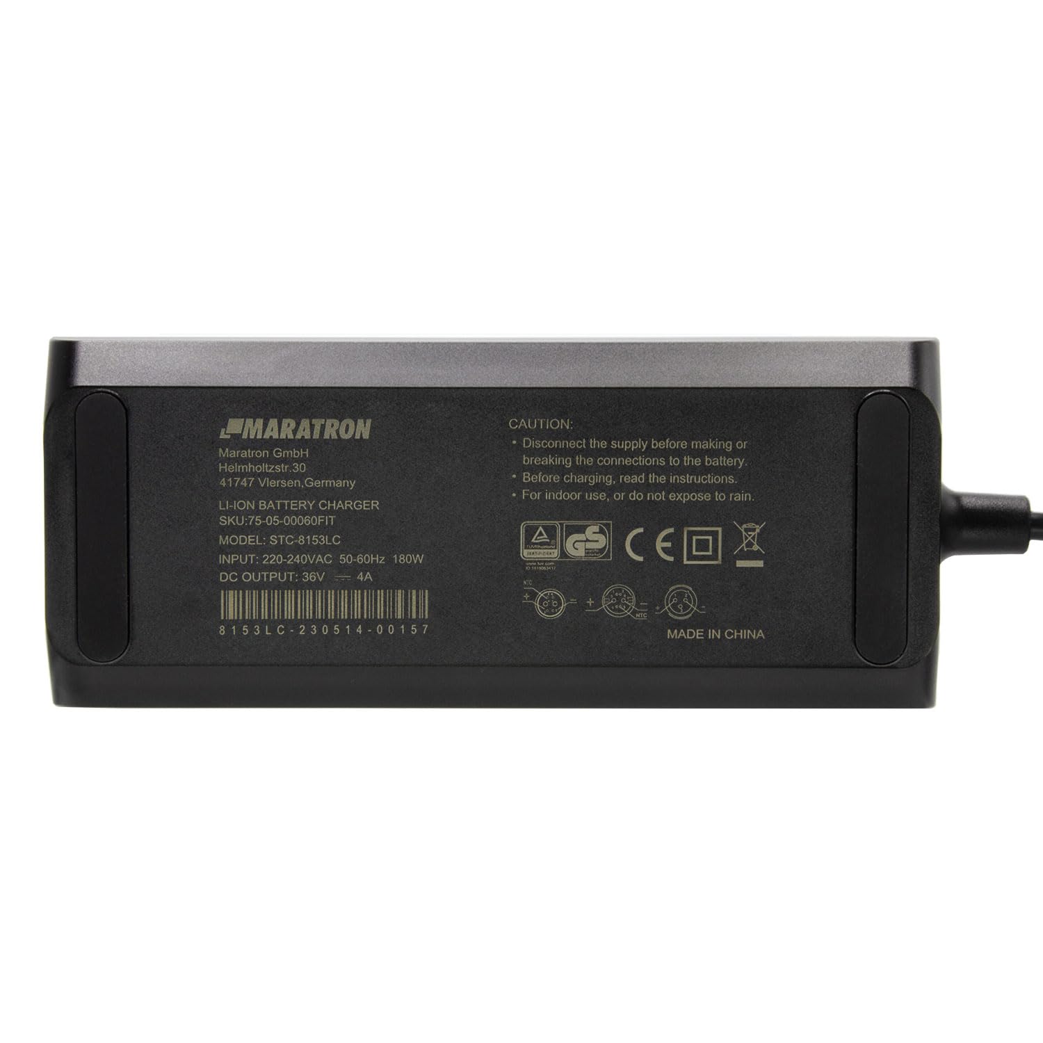 Maratron Elektryczna ładowarka rowerowa 36 V 4 A do akumulatorów SIB2, STB