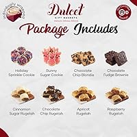 Vista 4 de Dulcet Gift Baskets Muestra de té de hierbas y galletas - bollos, pastel de migas, magdalenas - vacaciones, cumpleaños, condolencias, mejorarse