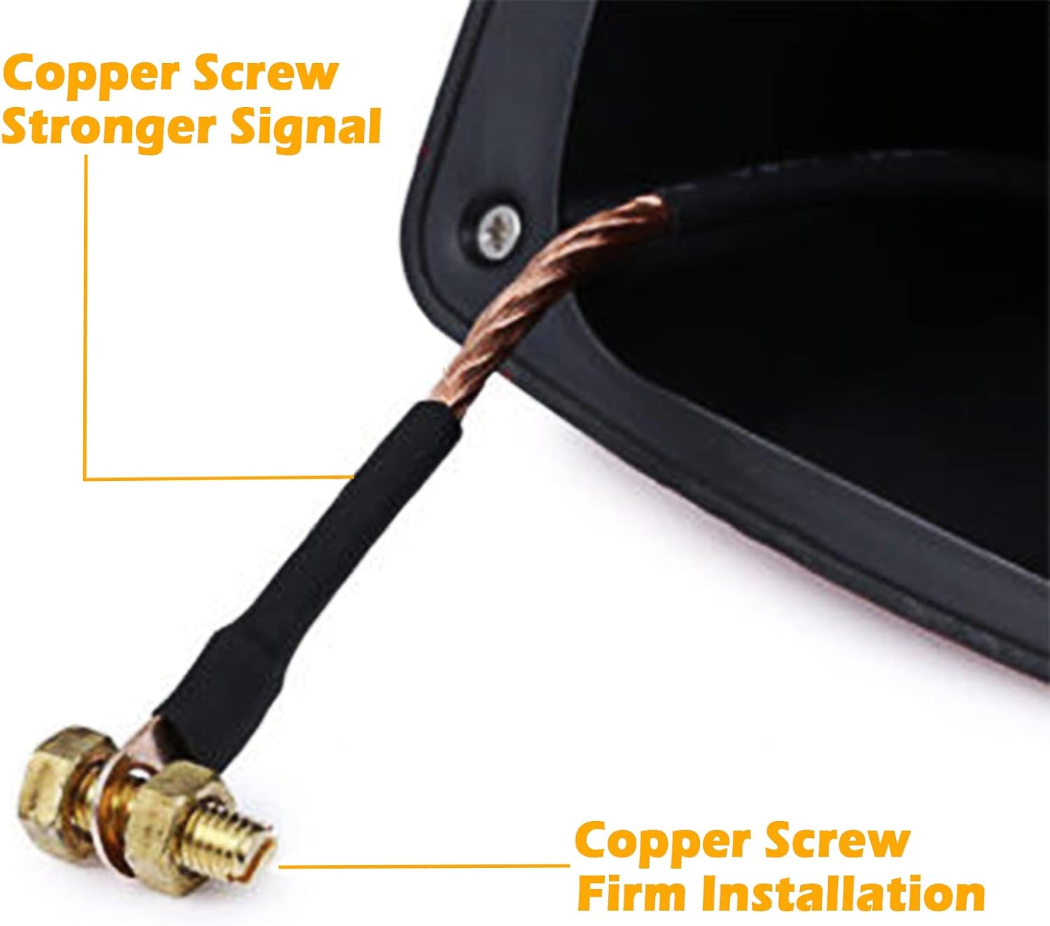 AMSPRAC Car Shark Fin Antenna Covers,Car Roof Aerial Base with Radio AM/FM Signal, Funcitonal Car Antenna Topper Covers,Exterior Shark Fin Antenna Replacement,Carbon Fiber Look