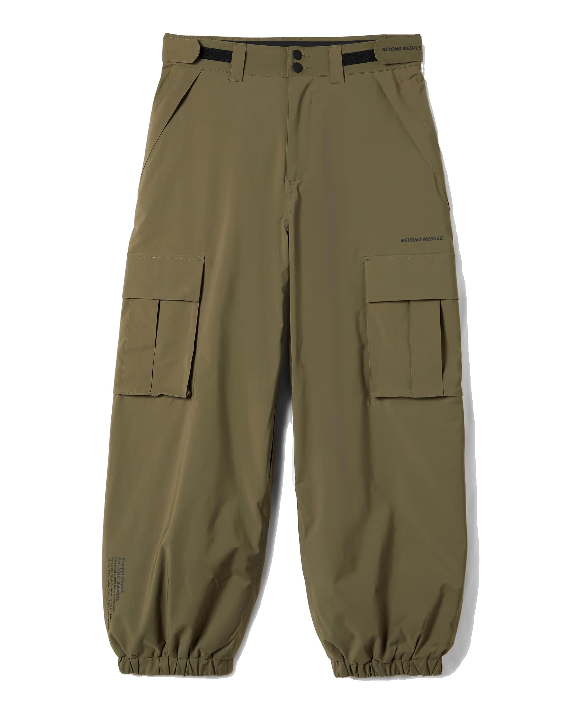 Beyond Medals Cargo Snow Sport Pants - Green | Large
