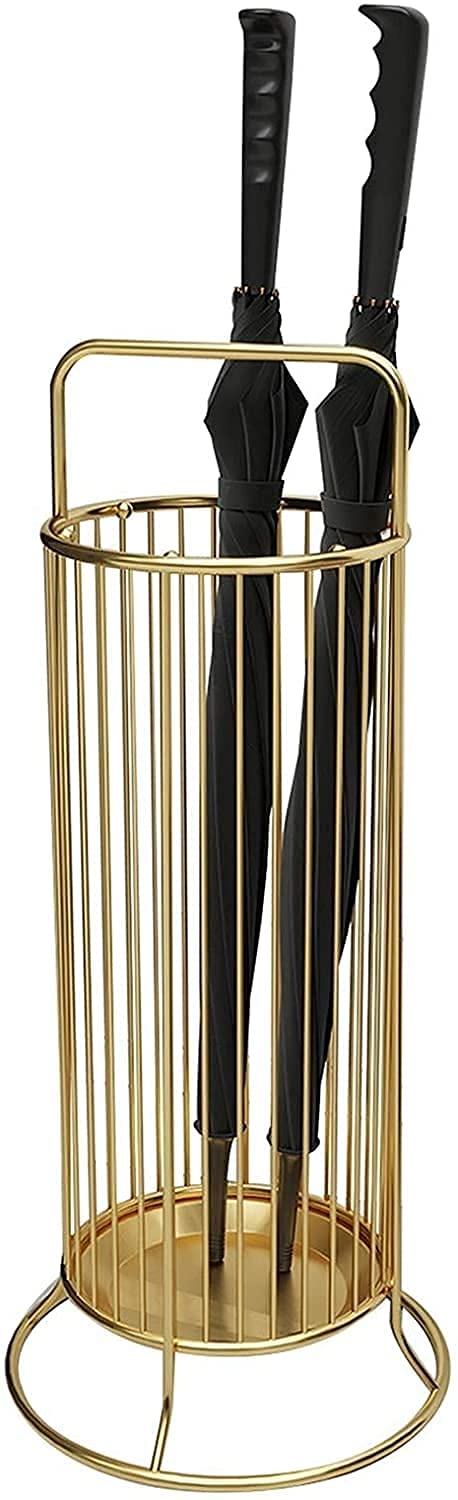 DFGHNBVC Stylish Umbrella Stand With Metal Hooks - Versatile Umbrella Bucket For Long Short Umbrellas - Perfect Entryway Nizer For Home Office