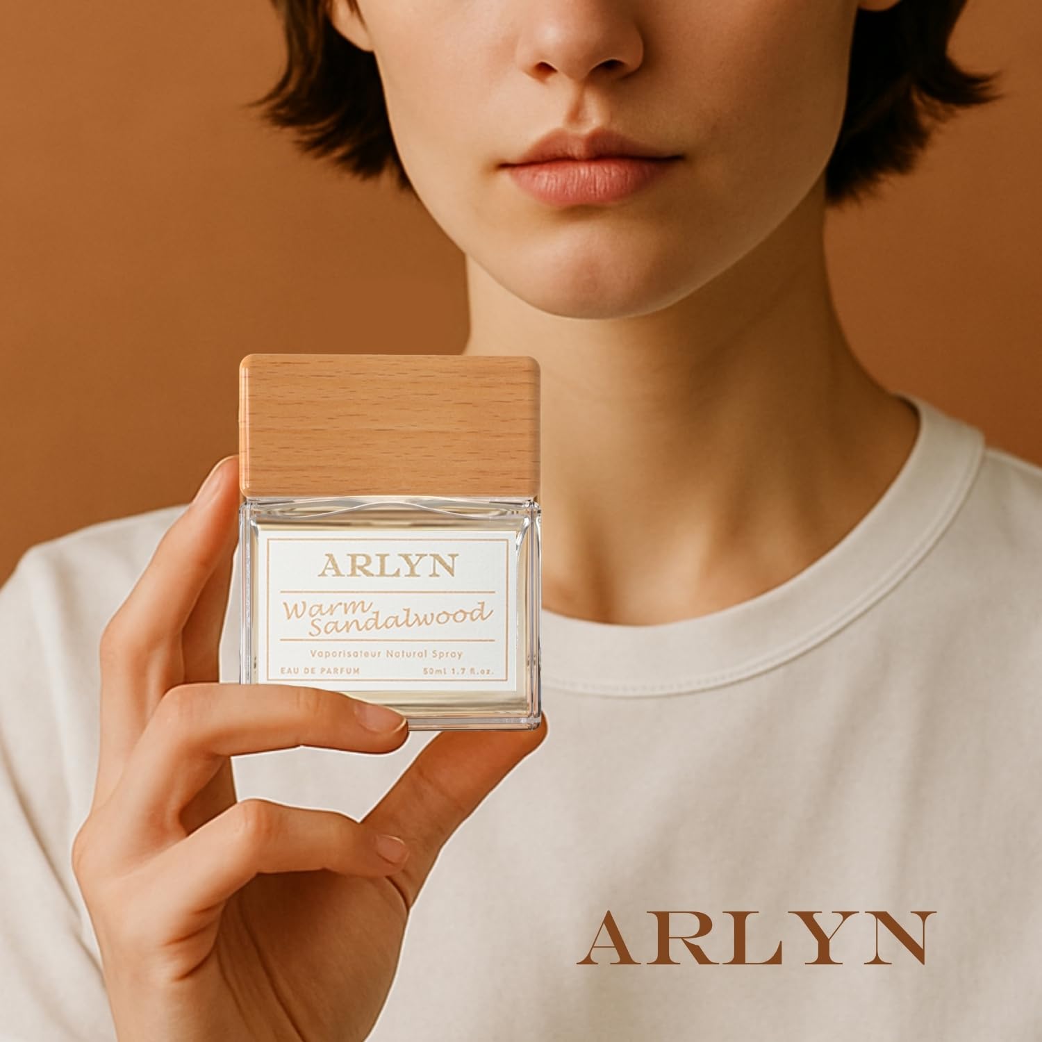 ARLYN Warm Sandalwood Eau De Parfum Inspired by San.t.al 33, Long-Lasting Perfume for Men and Women, Vegan & Eco-Conscious with Clean Ingredients, Woody, Cedar, Leather, Amber - 50ml / 1.7 oz - Image 4