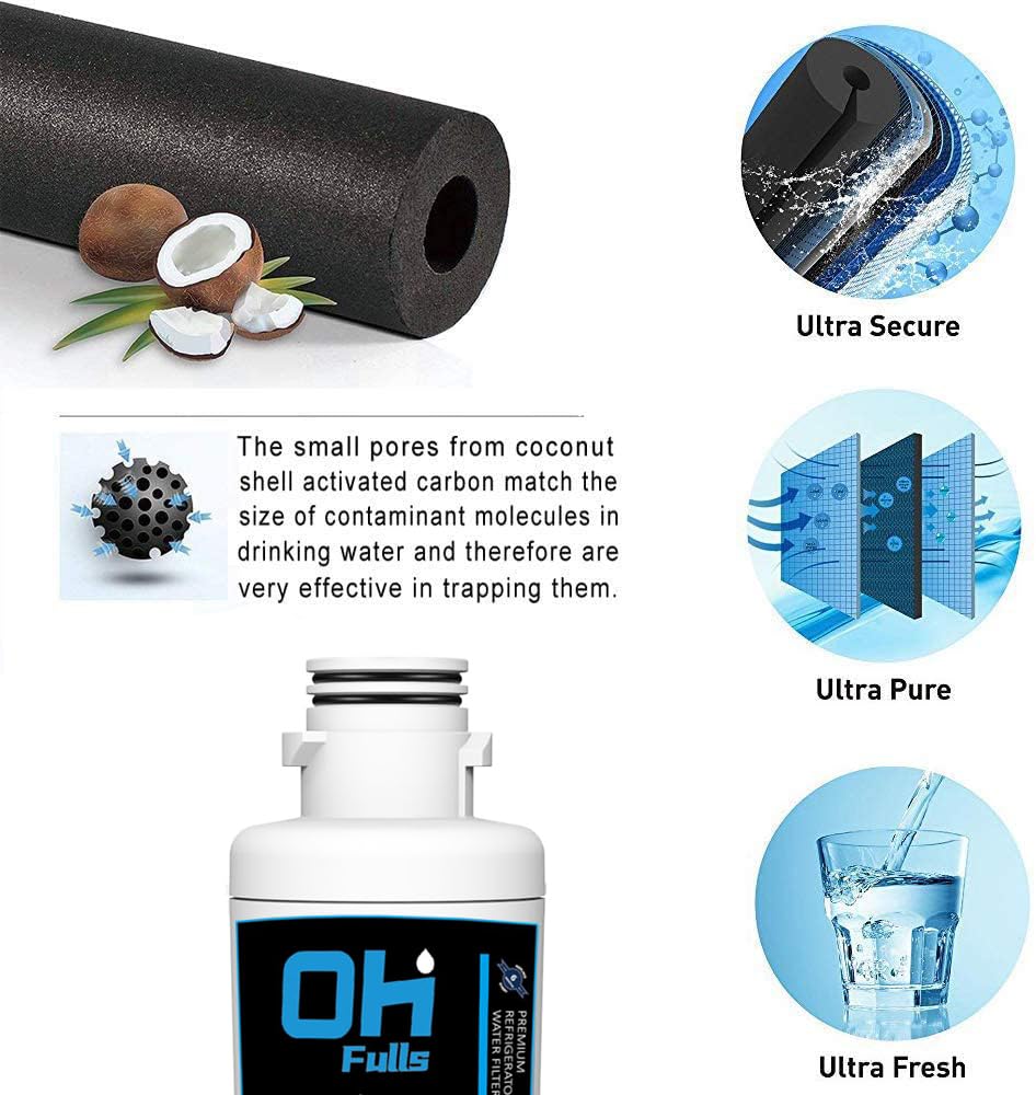 MIWF6200 Water Filter, Compatible With Sharp® SJWF200, SJG2254FS, Thor Kitche - View #8