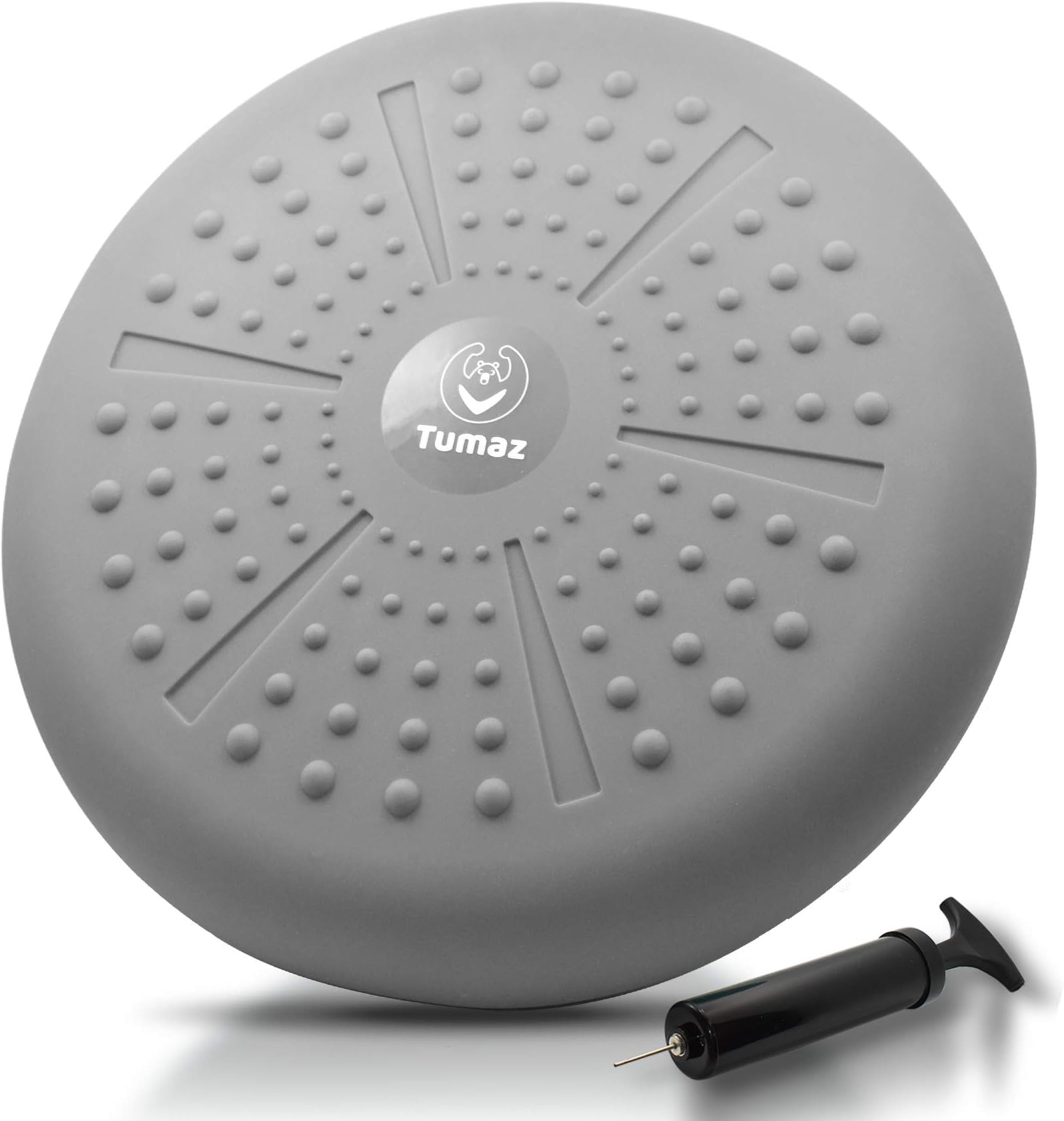 Tumaz Balance Disc Balance Cushion (All Colors + Pump Included + Thicker, Durable Material) - Fitness, Core Training, Exercise, Core Muscles, Strengthening Inner Muscles, For Children and Elderly,