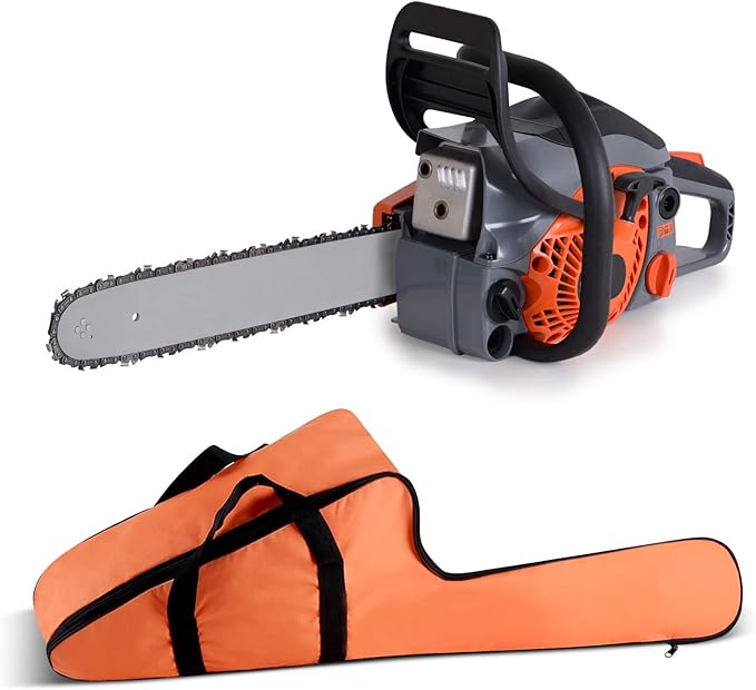 Estink Chainsaw Carrying Bag, Portable Orange Oxford
