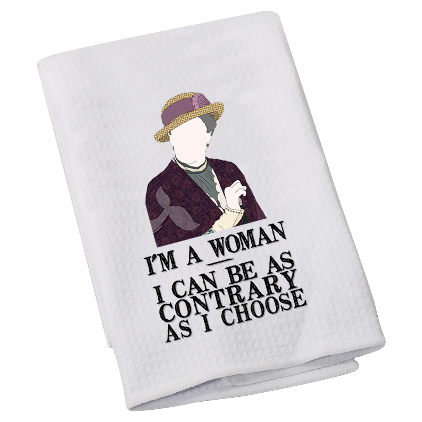 Torchon de cuisine vintage avec citation féministe anglaise une idée cadeau idéale