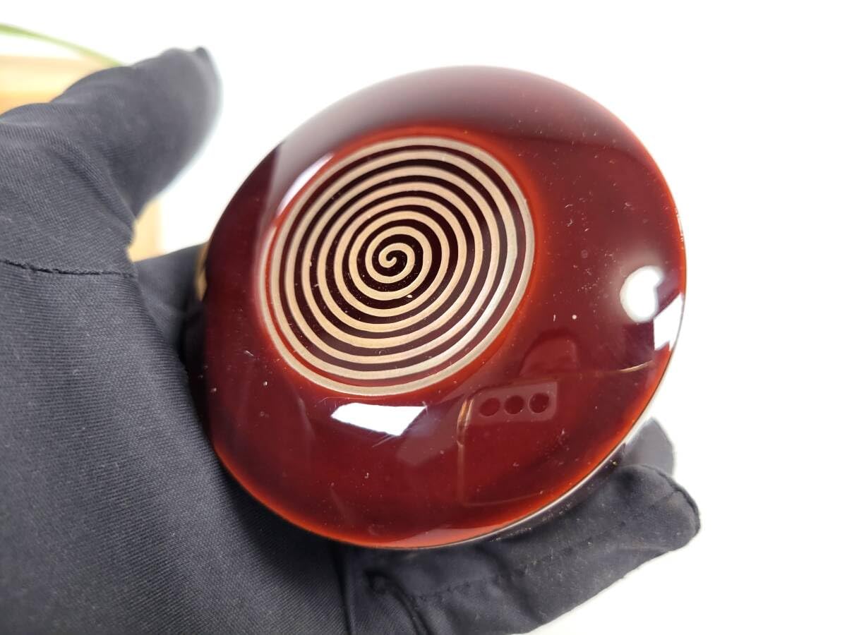 Amazon.co.jp: 【蔵出し品コレクション品名品】茶道具棗なつめ渦薬器