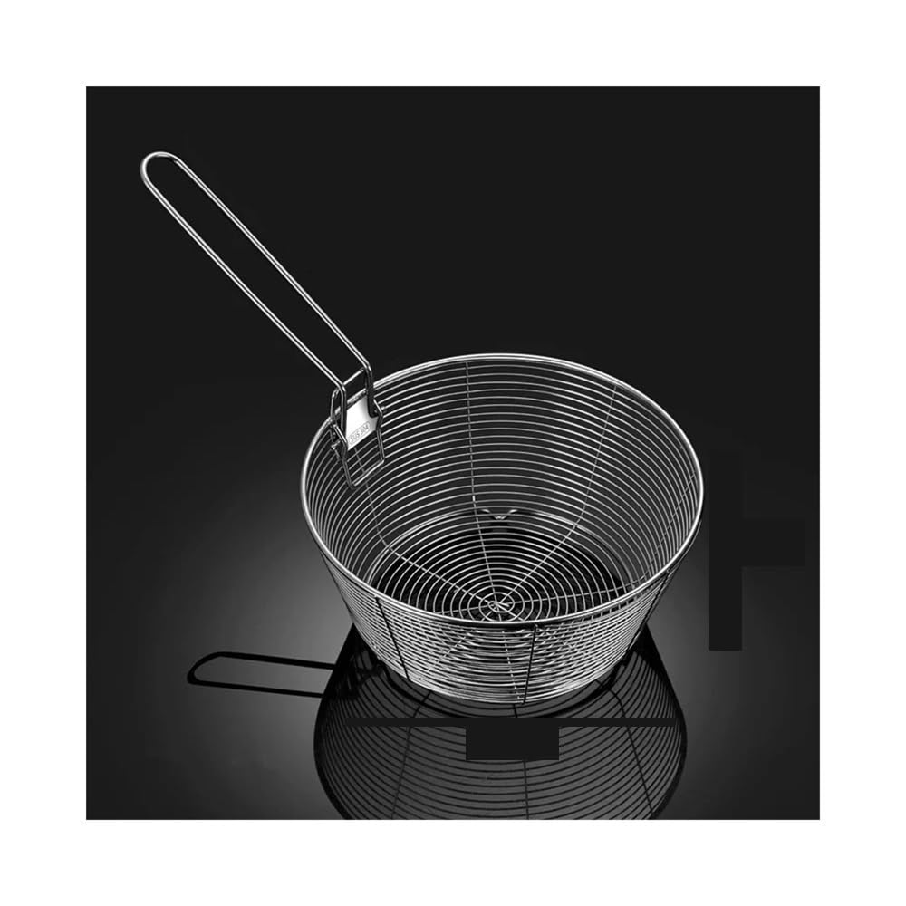 Panier à friture de précision en acier inoxydable avec tamis à mailles durables