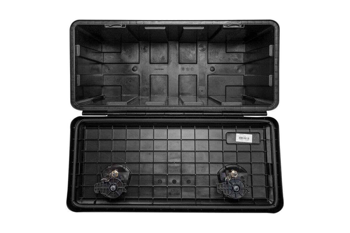 Daken Just 750 - Caja de herramientas para camión, 750 x 350 x 450 mm, apilable, para camiones, remolques, furgonetas, con cerradura (con soporte universal)