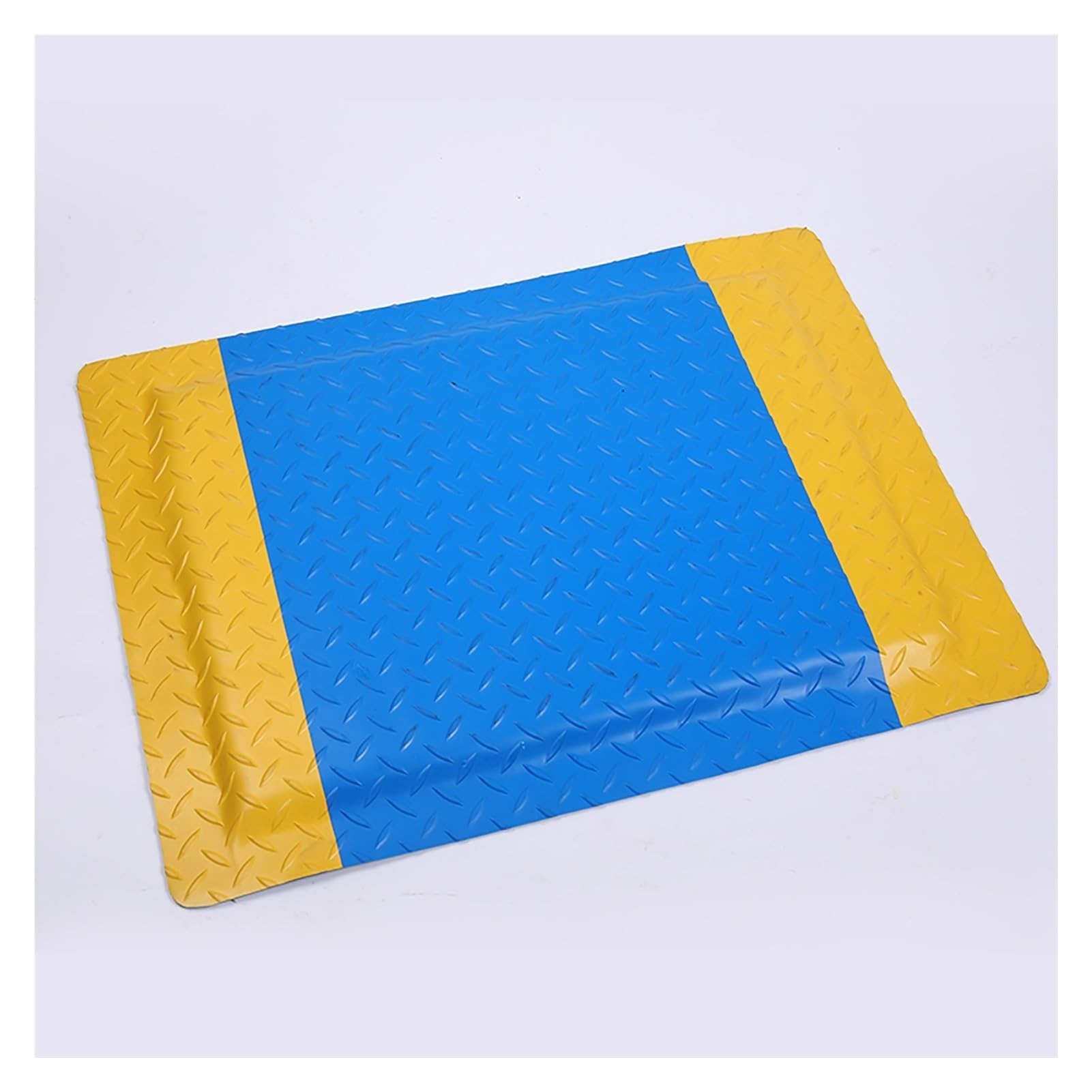 Anti-Ermüdungsmatte, weiche Arbeitsmatte, ergonomische Arbeitsplatzmatte, gerippte, rutschfeste und dämpfende Oberfläche, in vielen Größen erhältlich(Blue,80x170cm/31.4x67in)