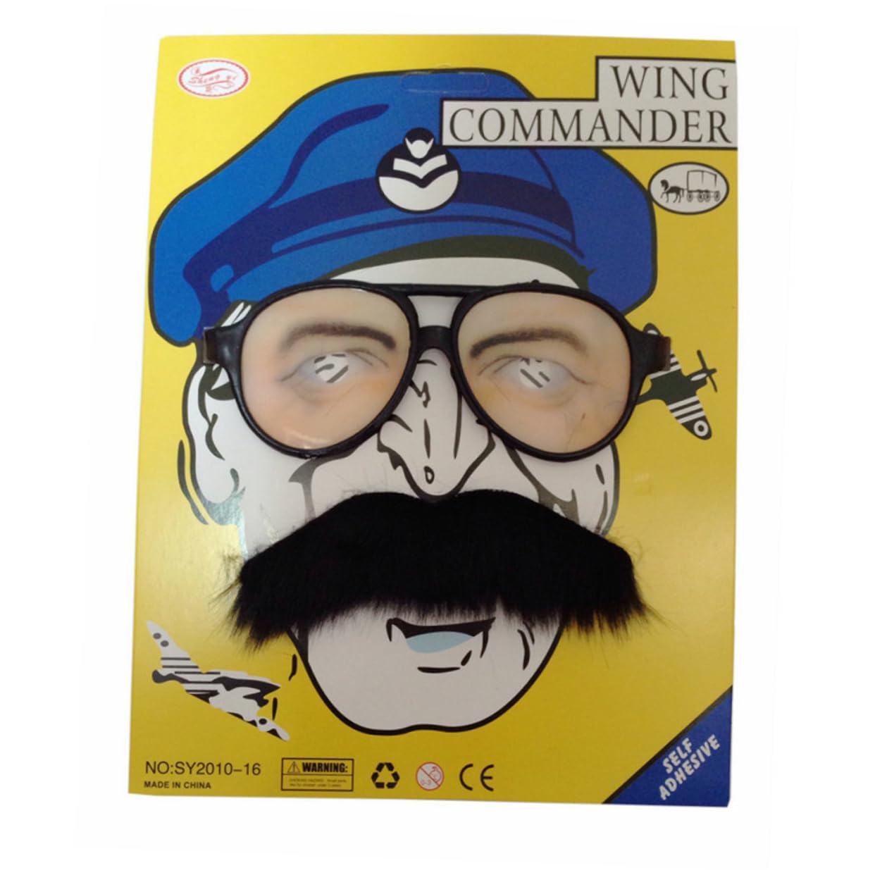 NOLITOY 2pcs Funny Goggles Glasses Set for Prank Performance Props with Adhesive