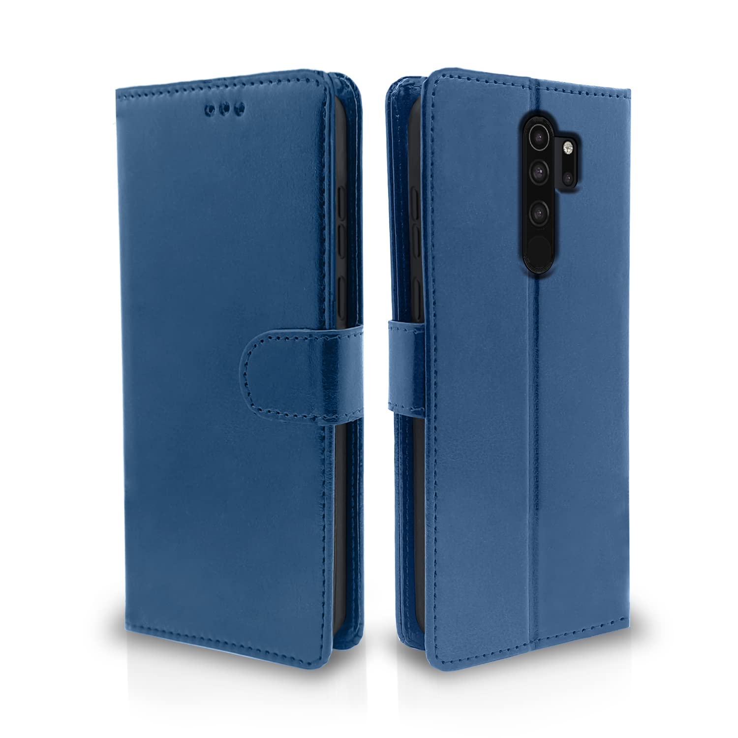 Pikkme Redmi Note 8 Pro Flip Cover Case | Leather Finish | Wallet Stand | Shock Proof | 360 Degree Complete Protection Flip Cover for Xiaomi Redmi Note 8 Pro (Blue) (B084P1TSK1) Amazon Price History, Amazon Price Tracker
