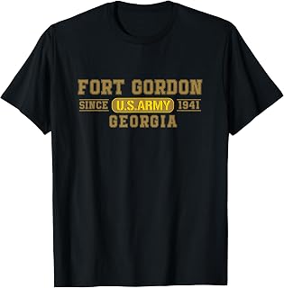 Fort Gordon Georgia Military Base T-Shirt