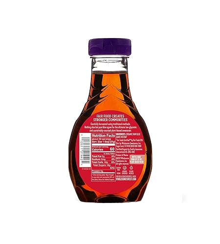 Miniatura 8 de Wholesome Sweeteners Agave azul crudo orgánico, botella de 44 onzas, paquete de 2