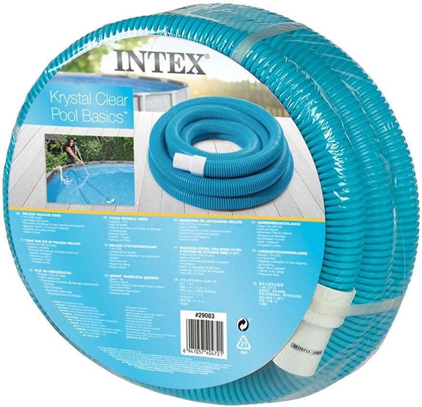 Intex 29083 Deluxe Vacuum Hose, 7.5m x 38 mm