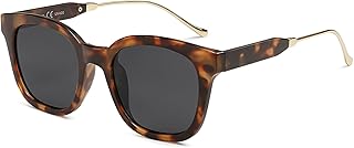 SOJOS Classic Square Polarized Sunglasses Womens Mens Retro Trendy UV400 Sunnies SJ2050 Global Recycled Standard Global Recycled Standard Global Recycled Standard