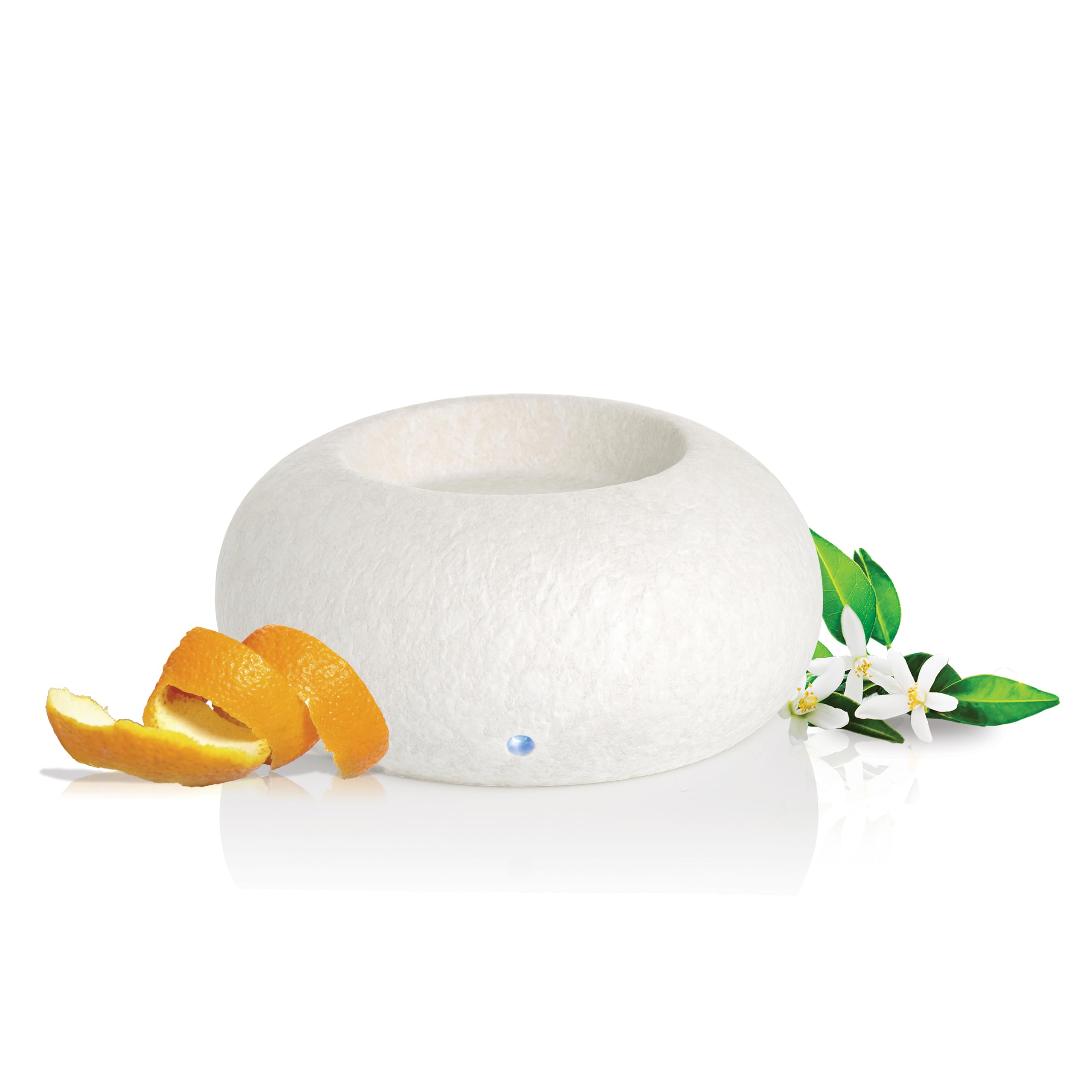 Puressentiel Alba - Difusor de aceites esenciales de calor suave - Difusión por sistema de regulación térmica - Difusor cerámico texturizado mate - Silenciador - Apagado automático