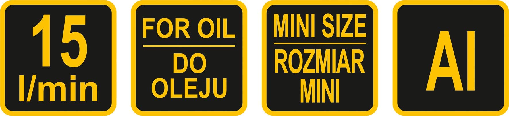 Vorel Mini pompa a barilotto in alluminio con manovella, 15 litri/min, struttura stabile e leggera, pompa a manovella diesel