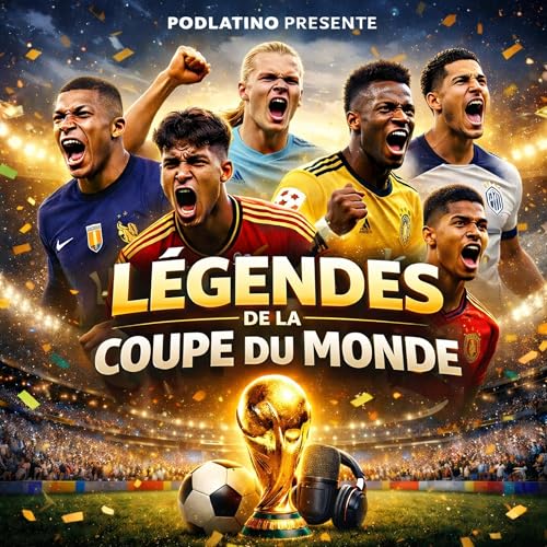 L&eacute;gendes de la Coupe du Monde Podcast Por podlatino.com arte de portada