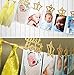 Produktbild Losuya Baby Kinder 1-12 Monate Foto Banner Golden Glitter Fotos Rahmen Bunting Wandbehang Fotoalbum für 1. Geburtstag Party Dekoration