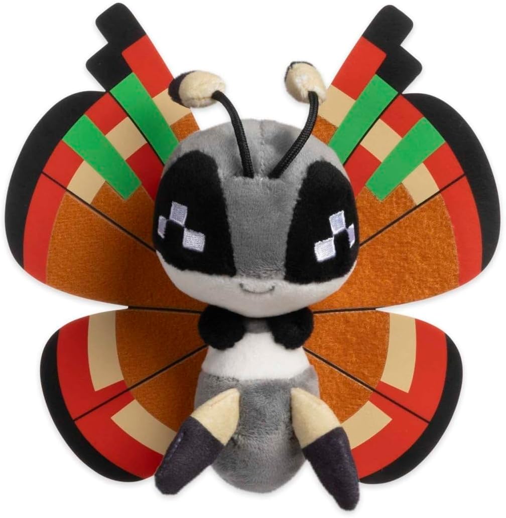 Pokémon Center: Vivillon (Archipelago Pattern) Sitting Cuties Plush, 6 ½ Inch