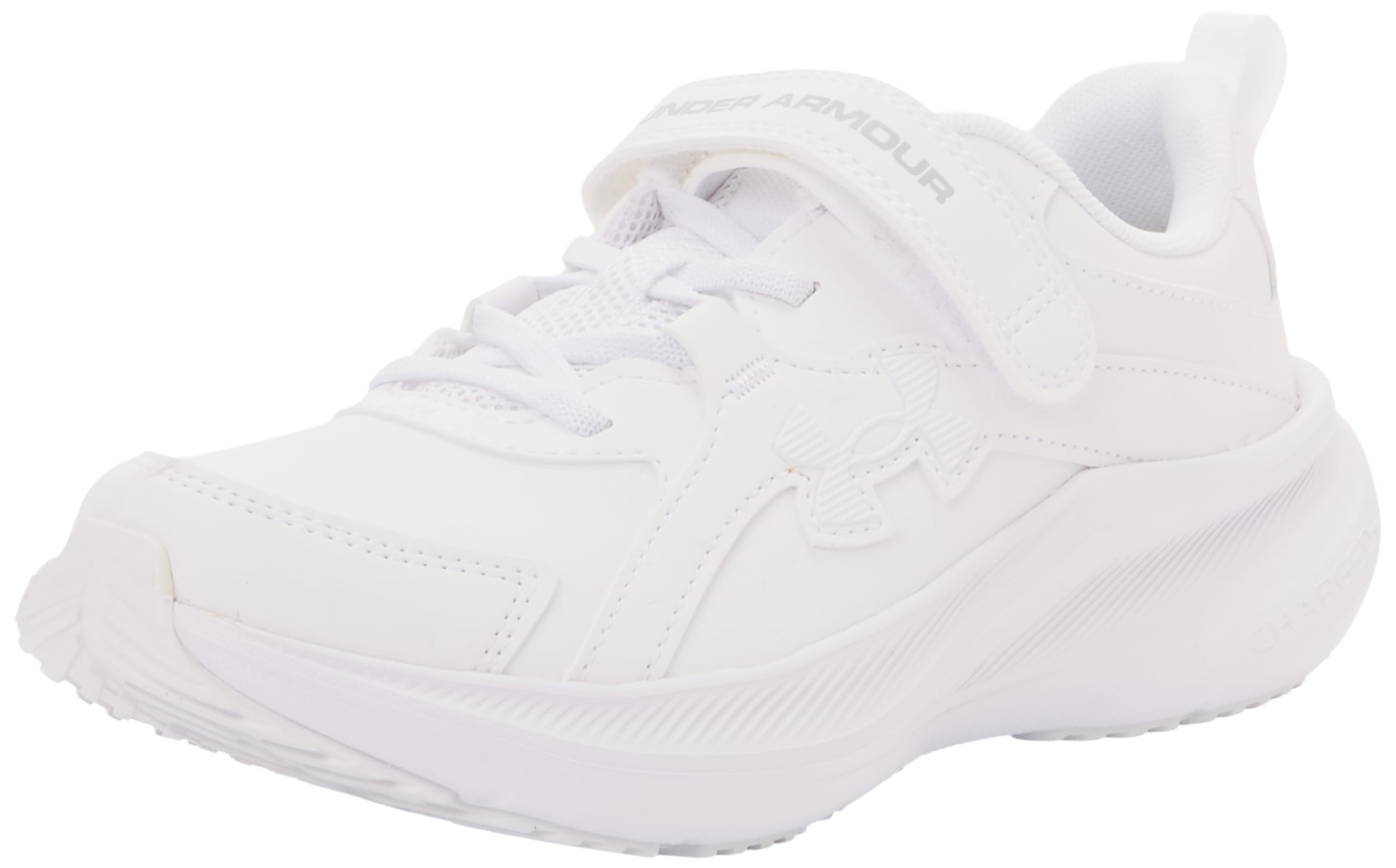 Under Armour UA BPS Assert 11 AC Ufm Syn, Turnschuhe für Kinder und Jungen, Weiß, 13 UK, Weiß, 13 UK