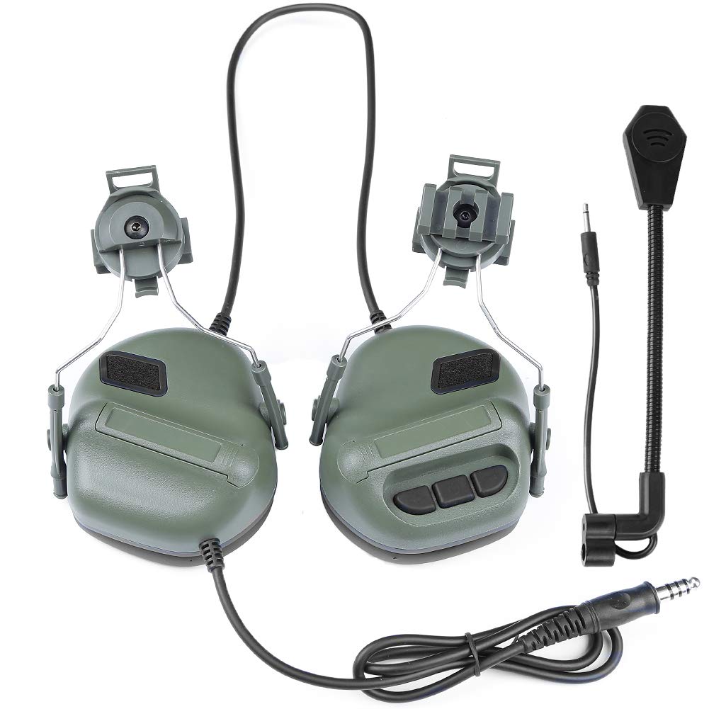 Tactical Headsets with Fast Helmet Rail Adapter Military Airsoft Shooting Headset Army Communication Accessories,no Noise Reduction Function-image-32