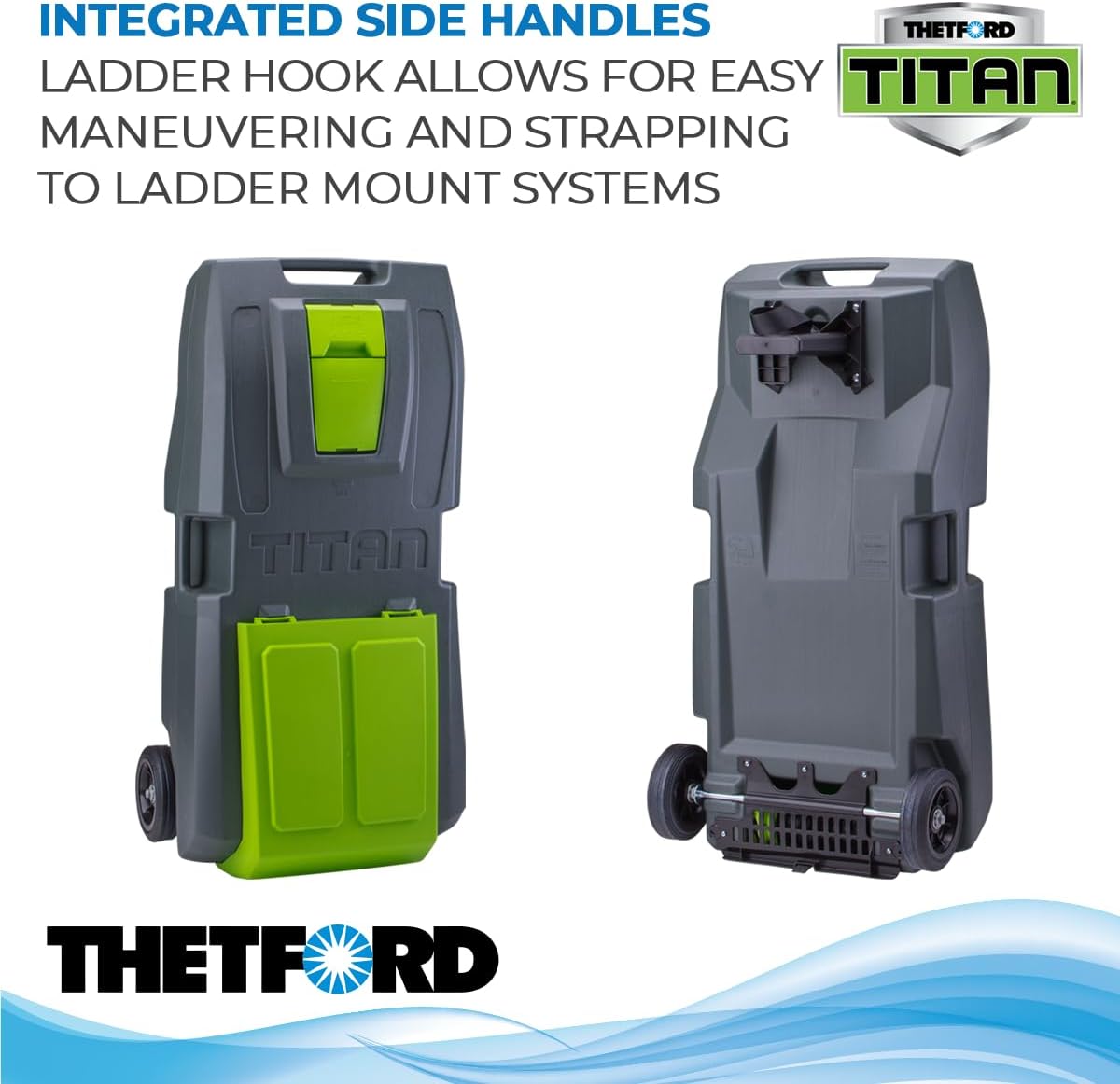 Thetford 40953 2-Wheel Titan Tote - 21 Gallon