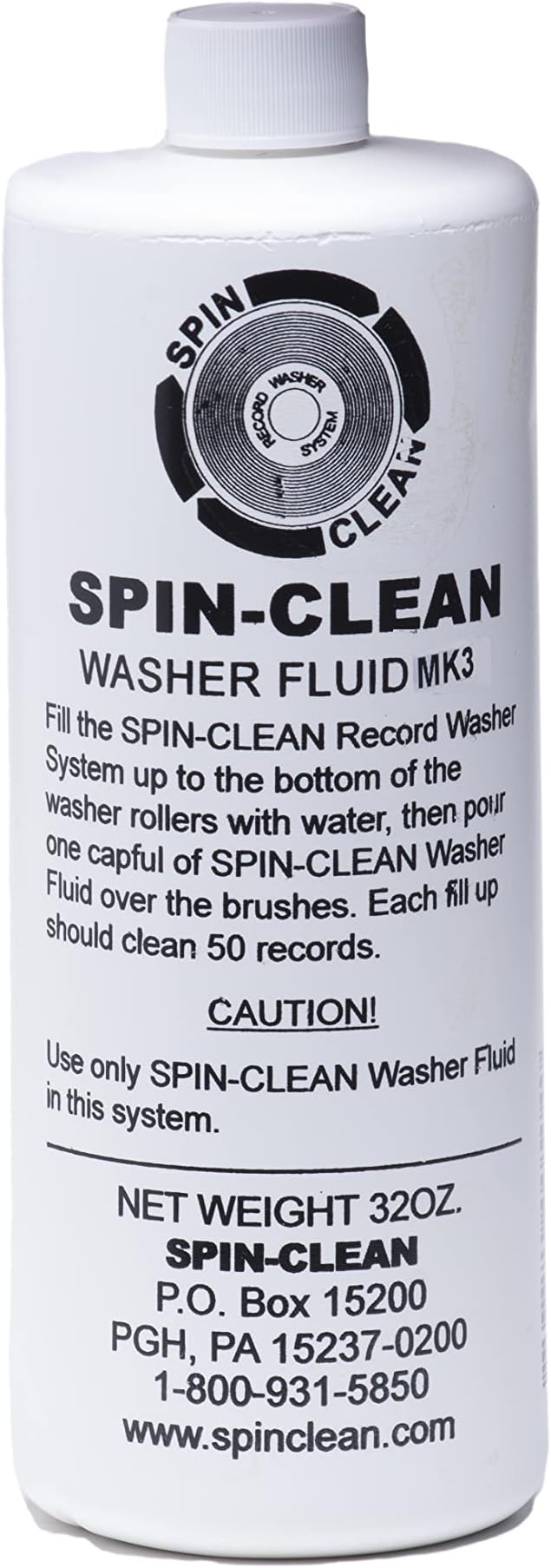 Spin Clean Washer Fluid 32 Oz - Spin Clean WF32
