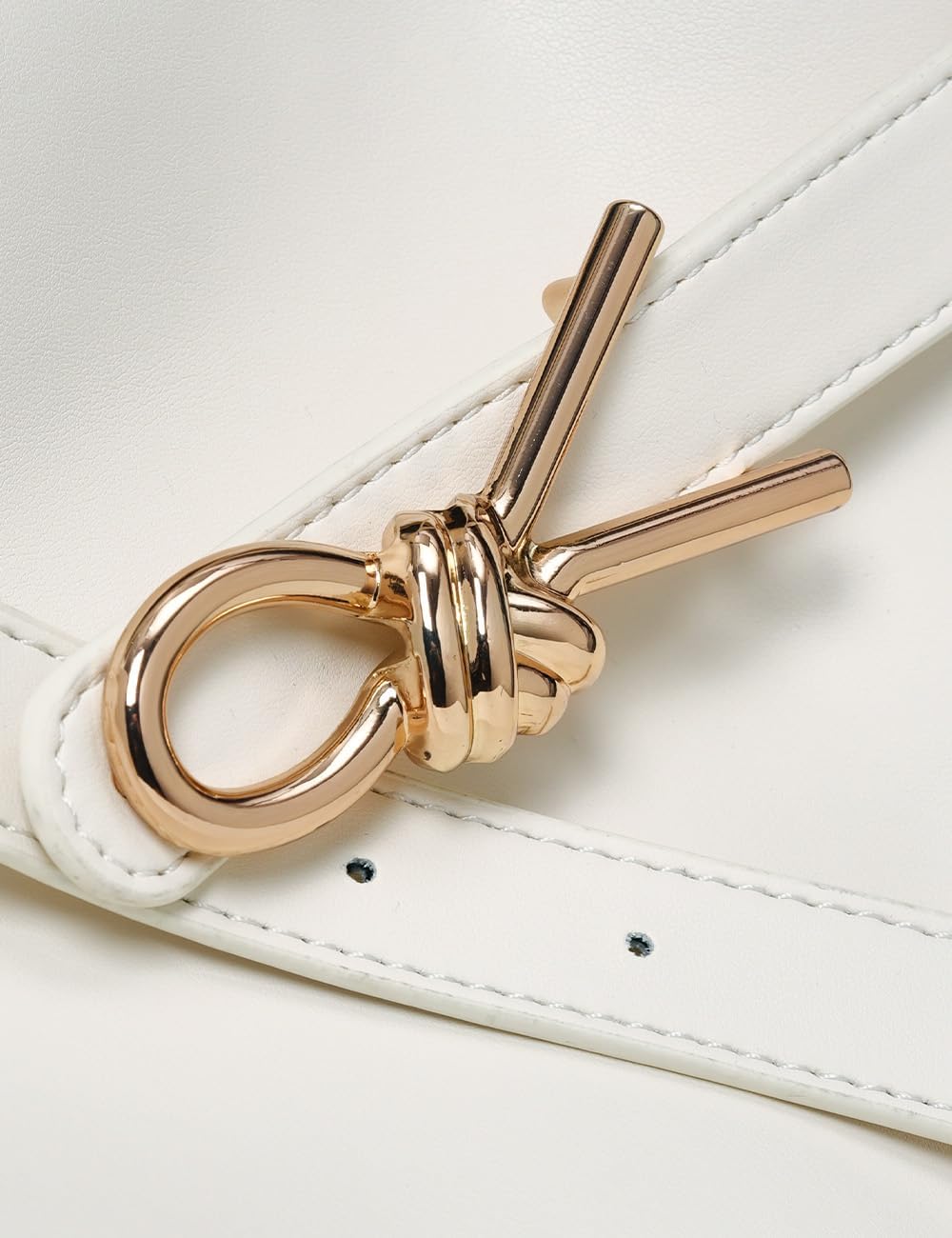 Hobo Bag for Women Soft Shoudler Handbags Slouchy Purses with Belted Detailing - Image 8