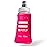 FITLY Soft Flask - 5 oz (150 ml) - Shrink As You Drink Pocket Soft Water Bottle for Hydration Pack/Running Vest - Folding Water Bottle for Running, Hiking, Cycling - Ski Water Bottles - Pink
