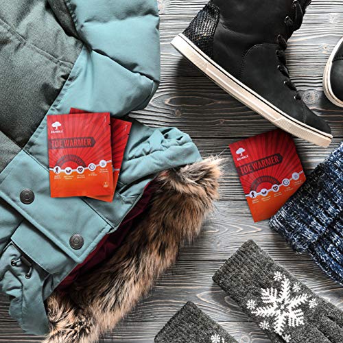 BRAMBLE - 40 pairs of air-activated foot warmers, one size fits all 13 cm - lasts up to 10 hours - Image 3