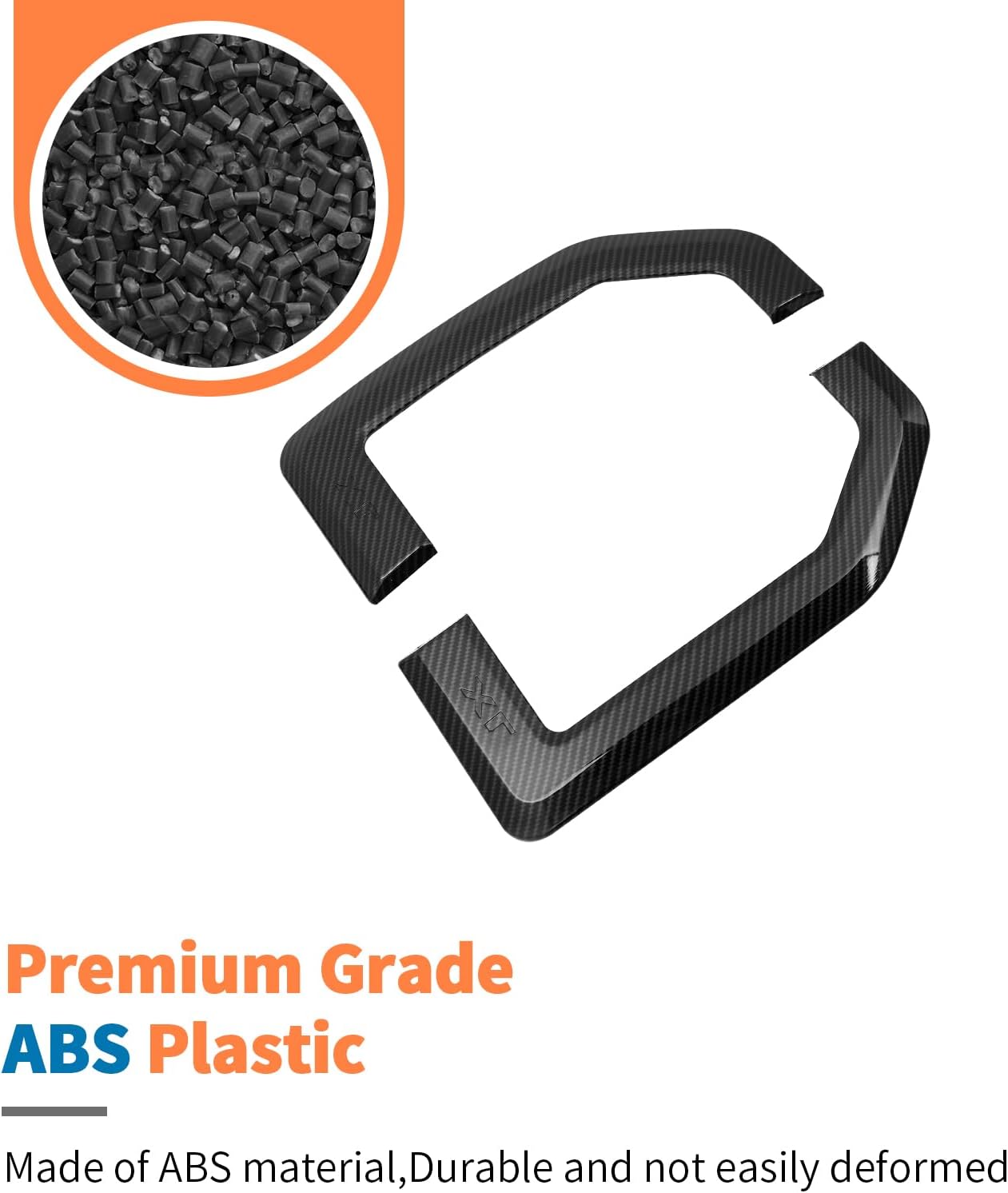 JeCar Carbon Fiber Fender Vent Trim for 2015-2020 Ford F250/F350/F450/F550 Exterior Accessories