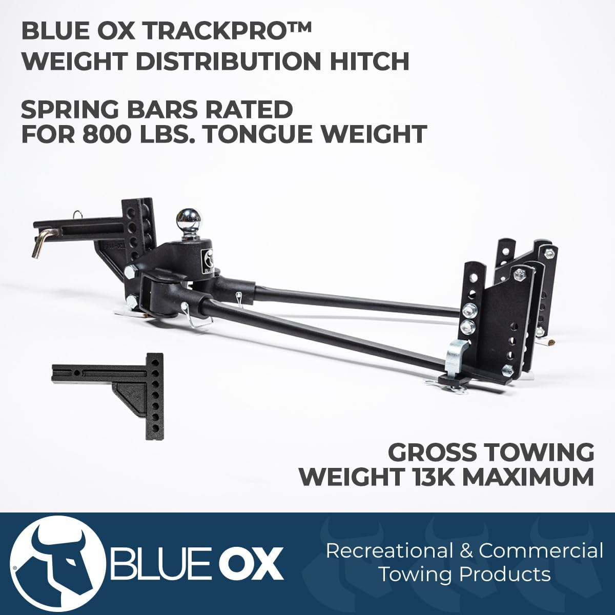 Blue Ox TrackPro Hitch with specifications