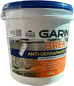 Antiderrapante BREK Líquido Premium, Incolor 3,6kg, Secagem Rápida, para Pisos Internos e Externos, Banheiros, Cozinhas, Piscinas