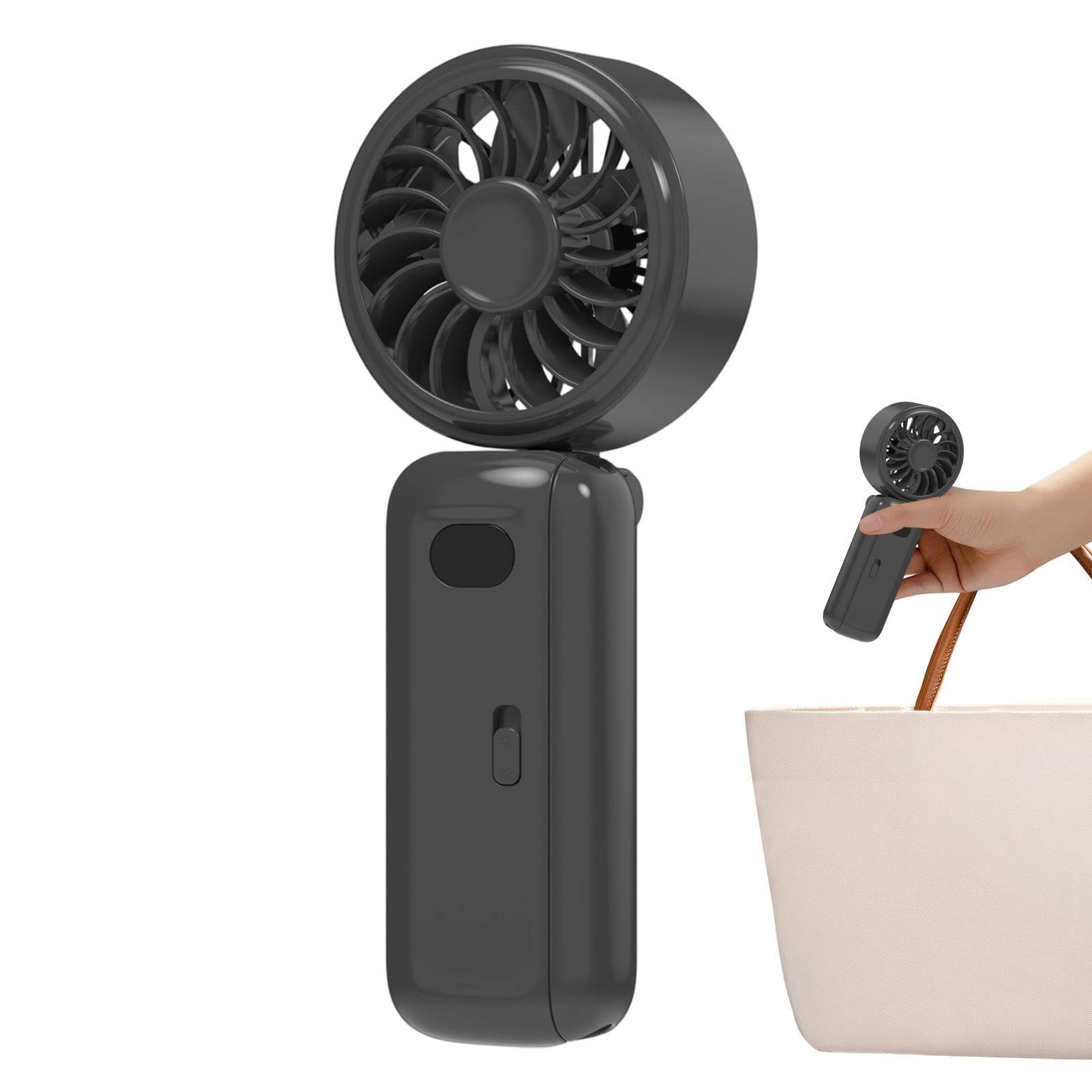 Ventilatore a Clip 5 Velocità Display Digitale Raffreddamento Personale | Mini Ventilatore con Clip Alimentato a Batteria per Casa Scuola Scrivania Viaggi Campeggio Picnic Spiaggia Piscina
