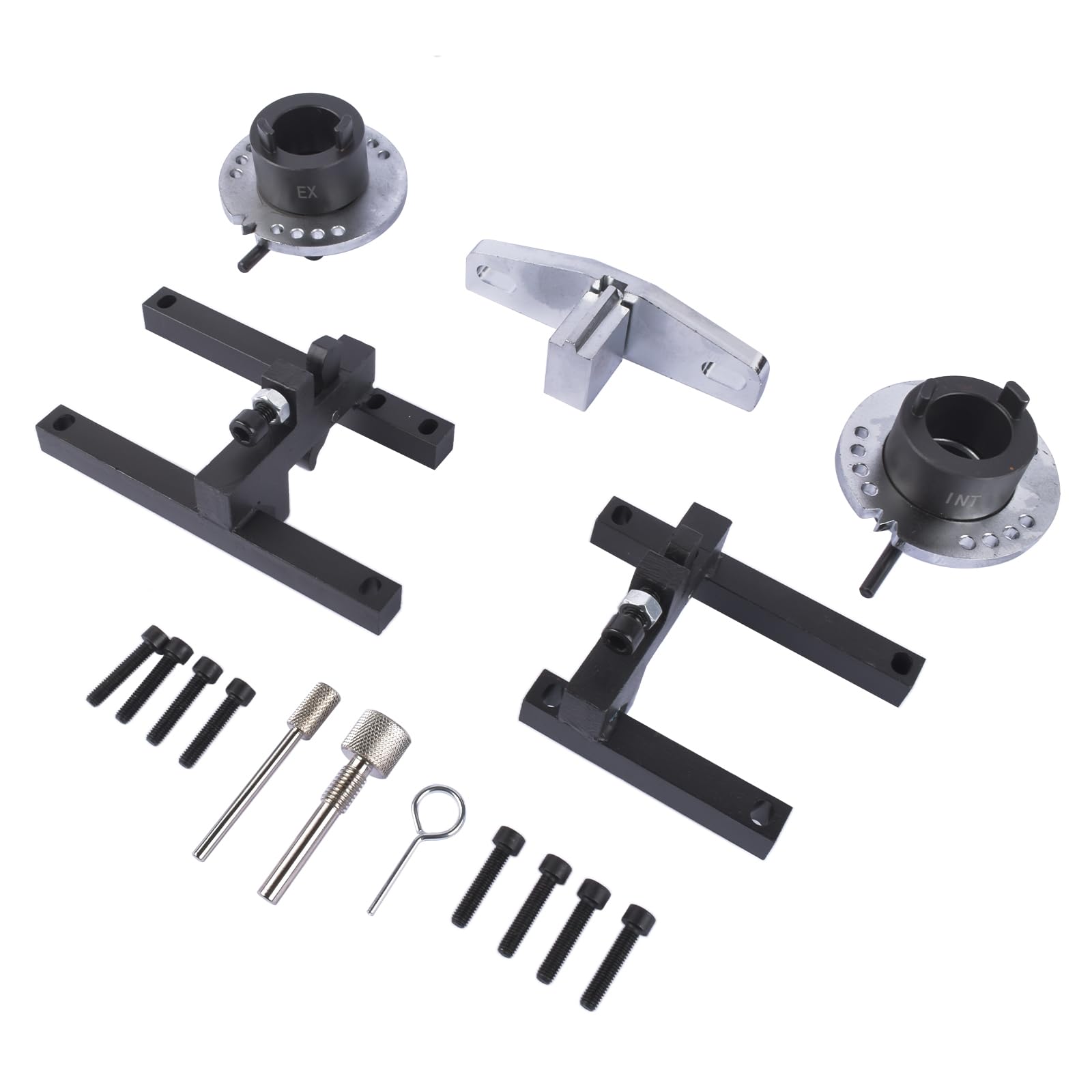 Bisenya Kit Messa in Fase del Motore bloccaggio, Strumenti per allineamento Albero a camme Compatibile con FO-rd Fie-Sta 1.0 ECOBOOST SCTi