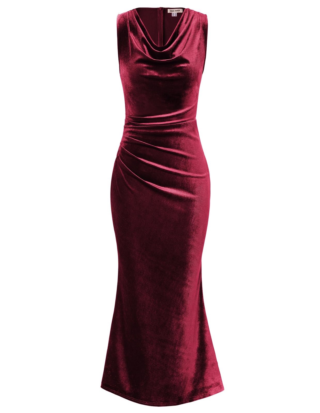 Velvet Gown Vince Camuto Red Dress Grace Karinwomen Sleeveless