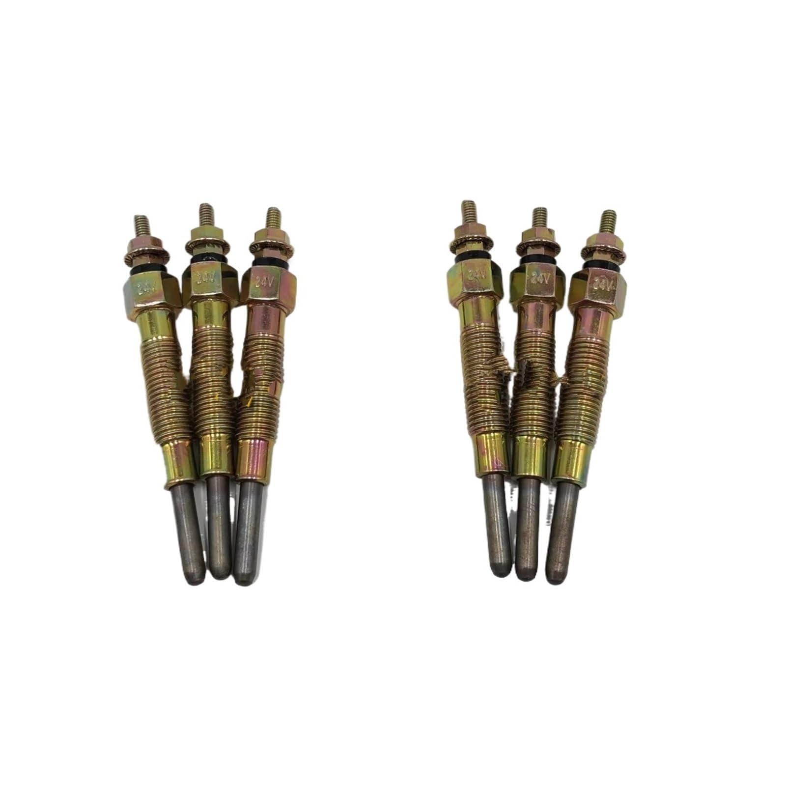 Bougie de préchauffage pour Chauffage Diesel OE 11065-10T01 pour Nissan Patrol GR Y60 4.2D Moteur TD42. Kit de Bougies de préchauffage pour Chauffage Diesel.