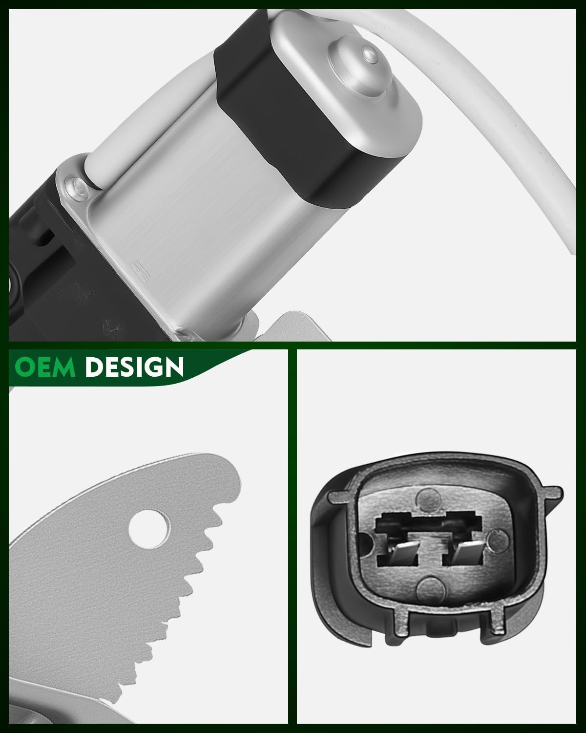 ‎Front Left Driver Side Power Window Regulator with Motor for:-Chevy Colorado 2004-2012, for:-GMC Canyon 2004-2012, for:-ISUZU I-280 2006-2008, with 2 Pins, OE# 741-014 15922914