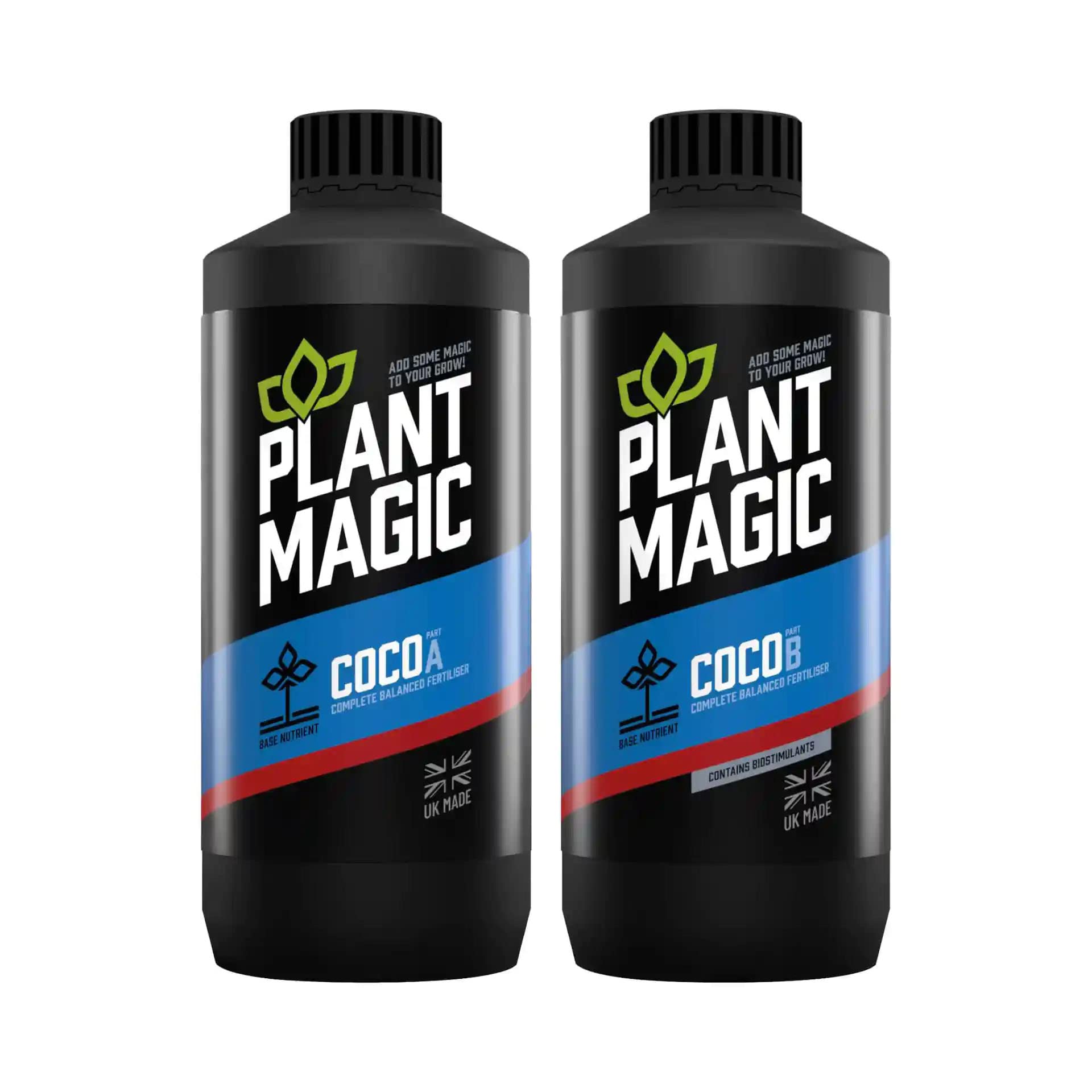 Plant Magic Coco A&B 1L Complete Balanced Fertiliser Base Nutrient