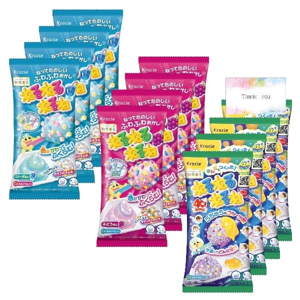 Amazon.co.jp: ねるねるねるね 3種 (ブドウ味・ソーダ味・うちゅうの