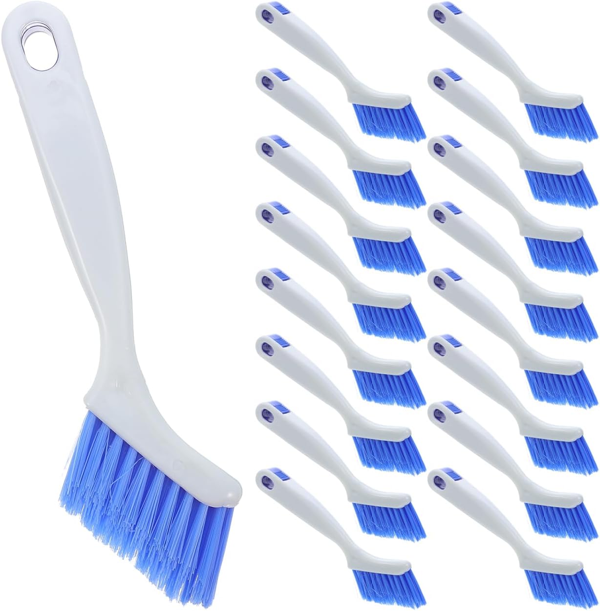 ABOOFAN 20Pcs Groove Cleaning Brush with Ergonomic Handle, Edge Corner Grout Cleaning Brushes Set for Door Seams, Window Tracks, Kitchen Stove