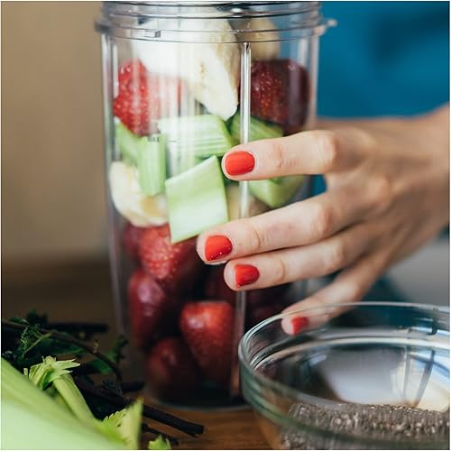 Miniatura 2 de Batidora de repuesto de 32 onzas | Piezas de repuesto compatibles para 600 W y 900 W | Extra fuerte y duradera | Paquete de 2 para vasos de repuesto