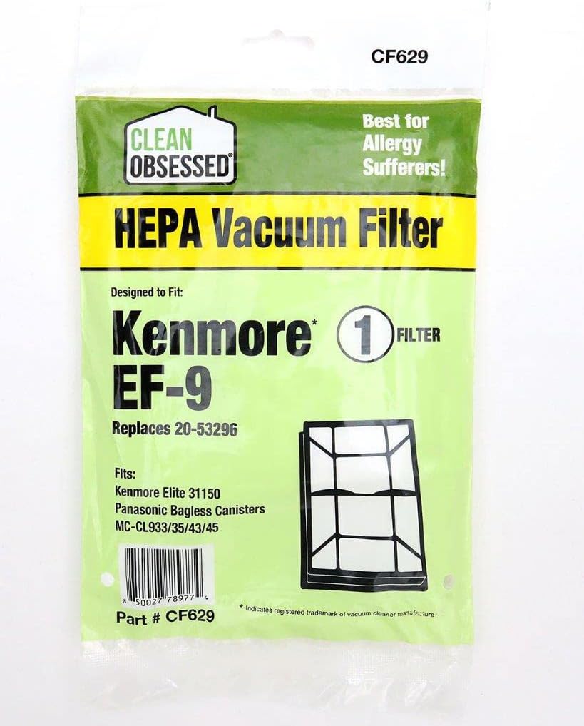 Clean Obsessed Replacement Filter for Kenmore EF9 Replaces
