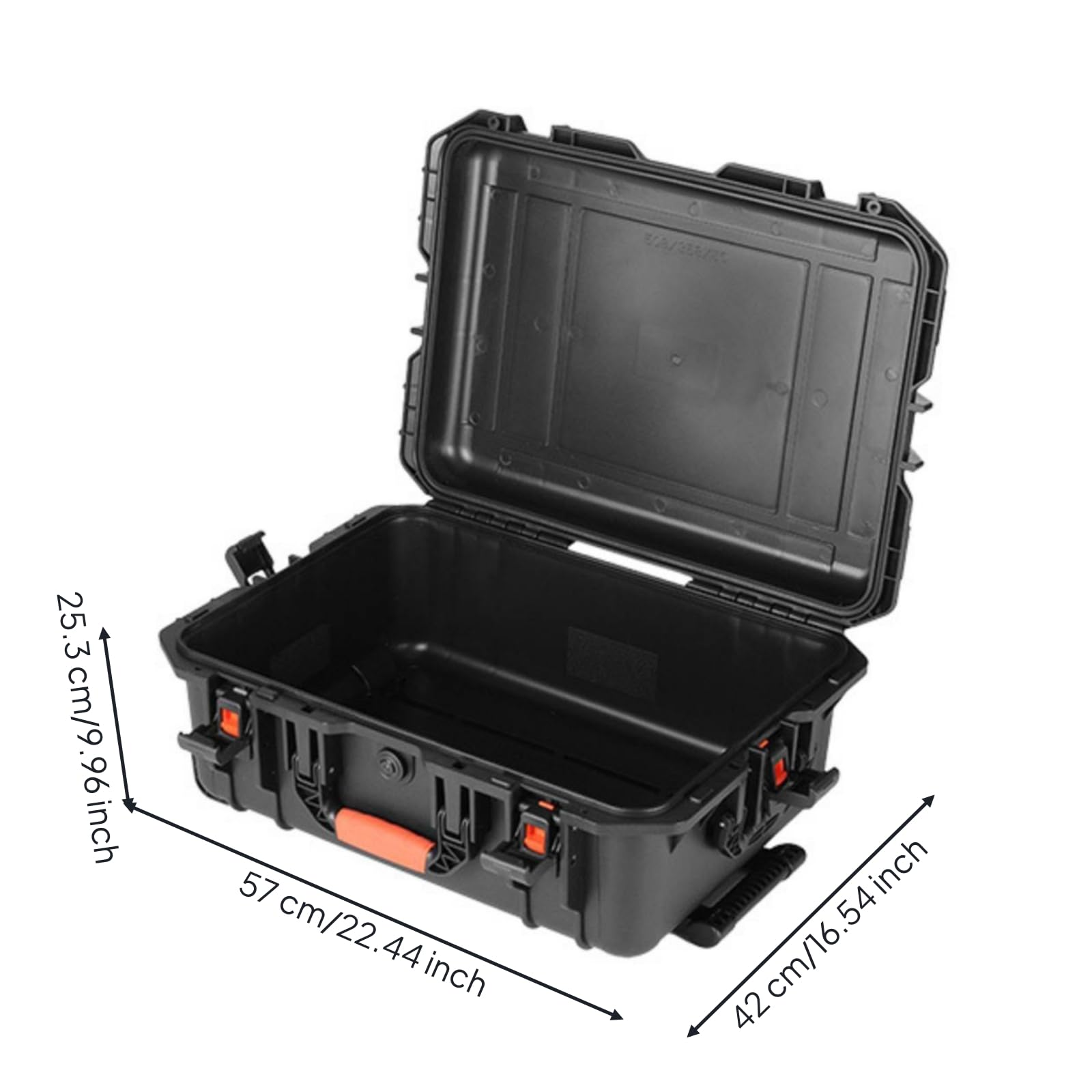 Valise pour Matériel avec roulettes Coffre de Rangement Boîte de Transport Mallette Rigide en PP Protection Solide des Outils et Instruments Couvercle, YJZP9508B
