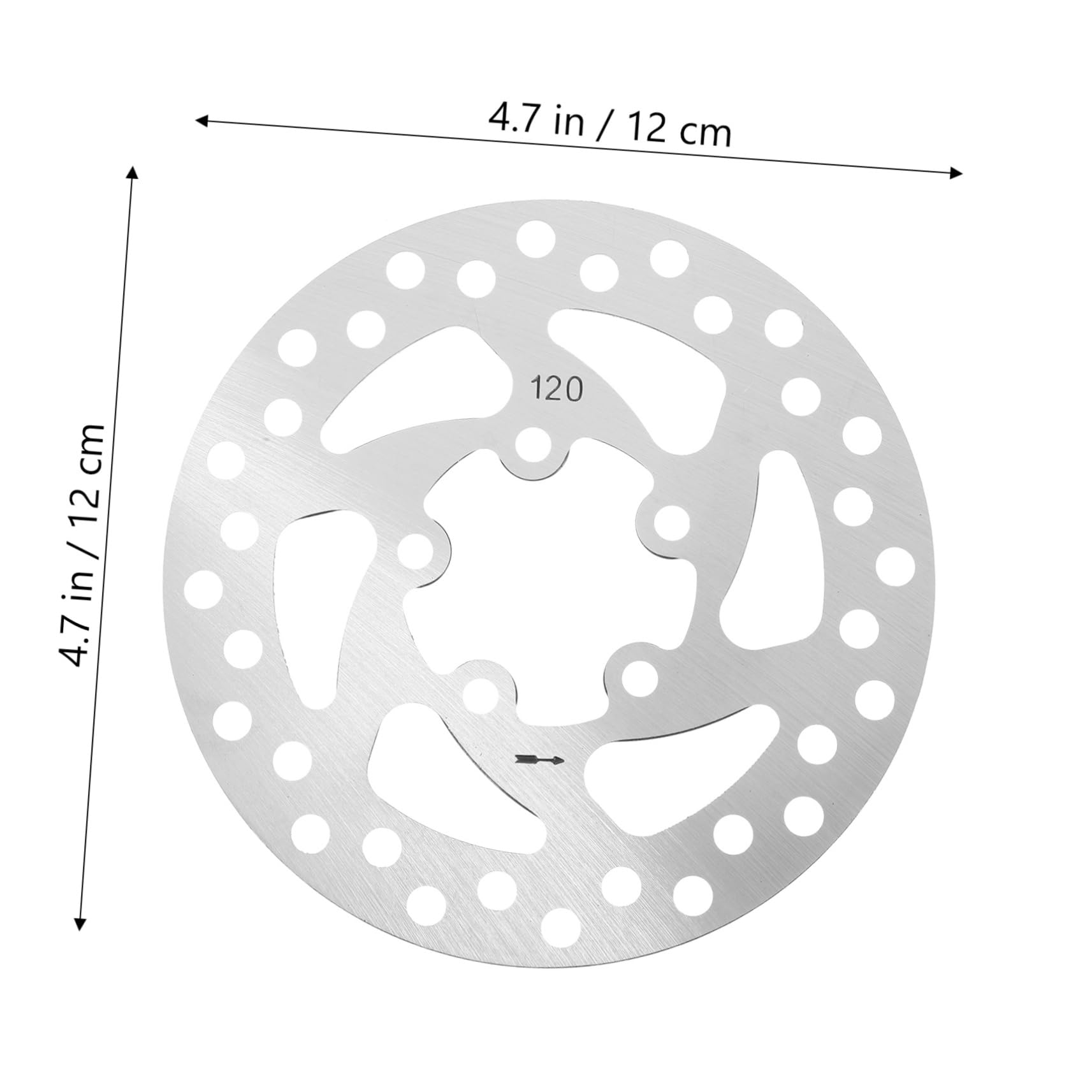 NAMOARLY Bike Brake Rotor Disc Electric Scooter Replacement Parts High Friction Coefficient