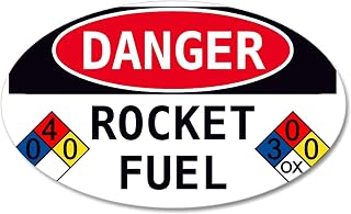 CafePress Rocket Fuel 35"x21" Oval Wall Decal, Vinyl Wall Peel, Reusable Cling