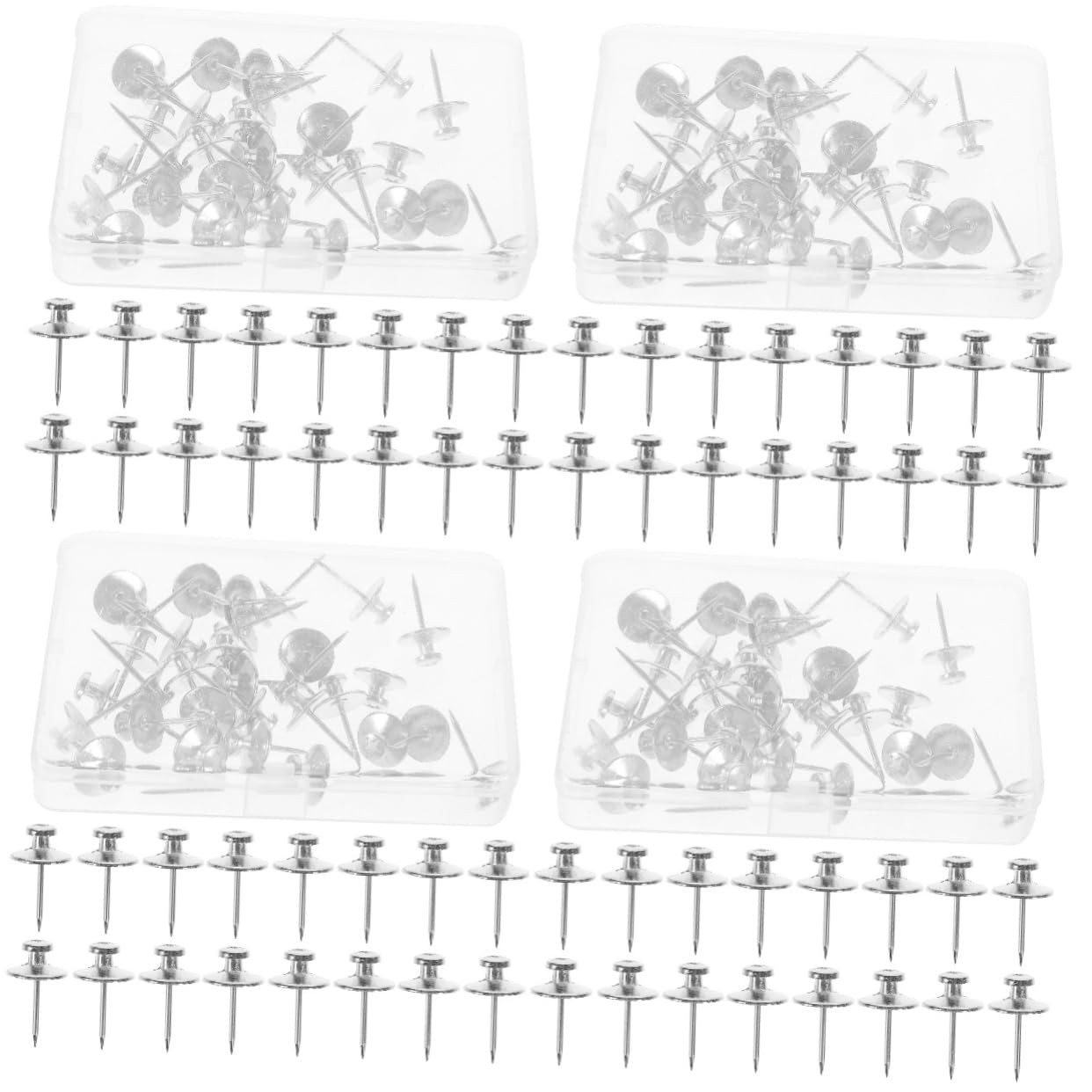 Punaises métalliques plates pour fixer sans abîmer les documents sur tableau en liège