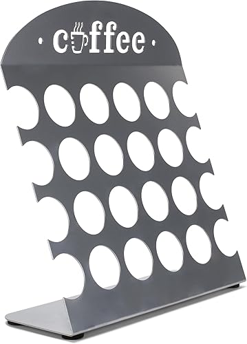 Nat & Jules - Soporte para cápsula K de metal de hierro (12.5 x 11.75 pulgadas), color café